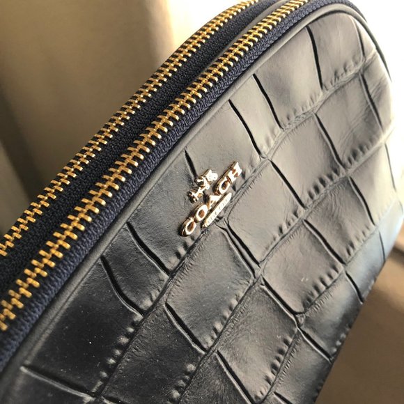 Coach Purse - Navy - Picture 3 of 7
